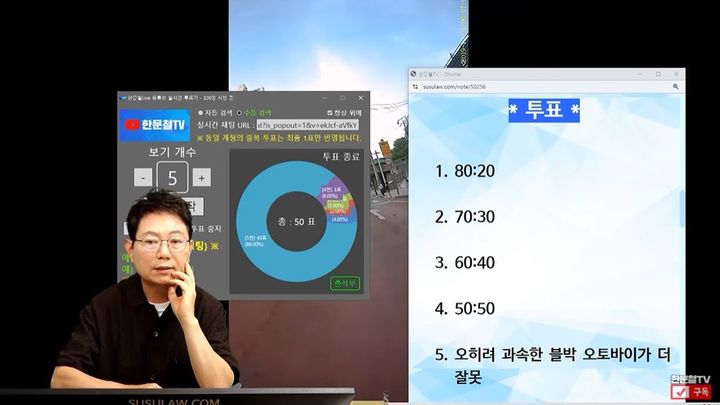 [서울=뉴시스] (사진= 한문철TV 유튜브 캡처) *재판매 및 DB 금지