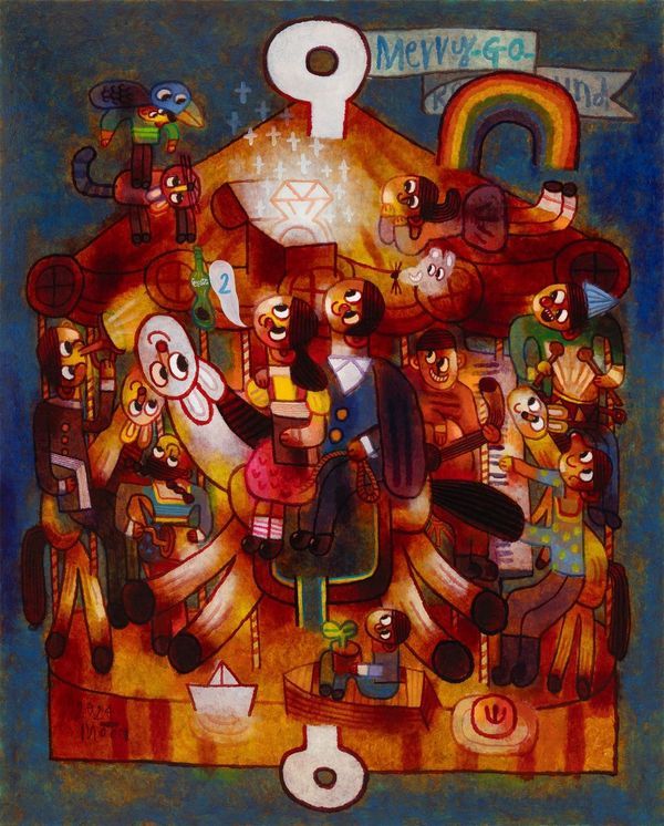 Merry-go-round, 2024, Oil on canvas, 162.2 x 130.3cm *재판매 및 DB 금지