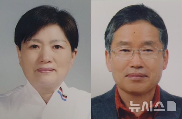 조정숙(왼쪽), 최호병 씨 