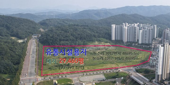 [계룡=뉴시스]이케아계룡점 부지(계룡시 두마면 농소리). 2024. 09. 20 *재판매 및 DB 금지