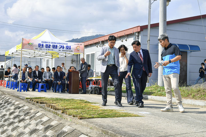 벼 품종 비교 전시포 현장 평가회. *재판매 및 DB 금지