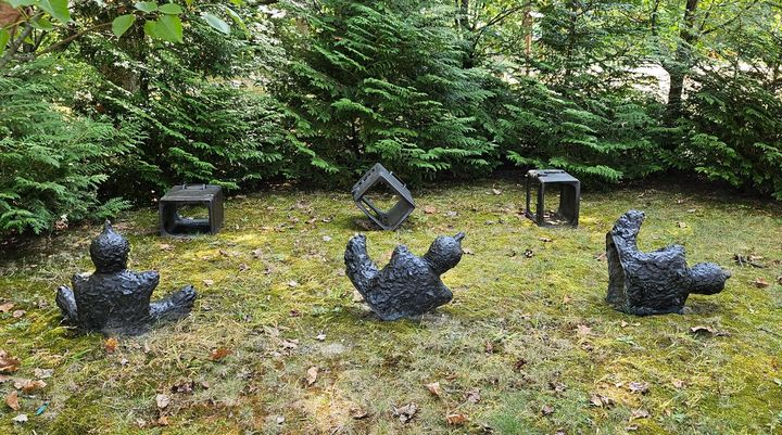 (Photo = Lee Han-bit) Nam June Paik, Waiting for a UFO, 1992. Panoramic view of Storm King Art Center. *Resale and DB prohibited