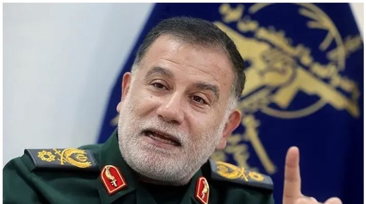 [서울=뉴시스] 아바스 닐포루샨 이란혁명수비대(IRGC) 부사령관. 그는 IRGC 해외 정예 특수부대인 '쿠드스군' 최고 사령관이기도 하다. 그는 지난 27일(현지시각) 하산 나스랄라 헤즈볼라 수장을 겨냥한 이스라엘의 지난 27일 레바논 베이루트 공습 중 함께 사망했고, 이란은 29일 보복을 예고했다. (사진=IRNA 웹사이트 갈무리) *재배포 및 DB 금지. 2024.09.30.