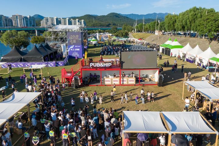 '북구, 같이' 대구 금호강 바람소리길 축제 7만5000명 방문