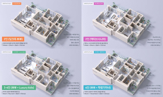 딩크족은 각자 방, 시니어 안방에는 거실…아파트 평면 새 바람