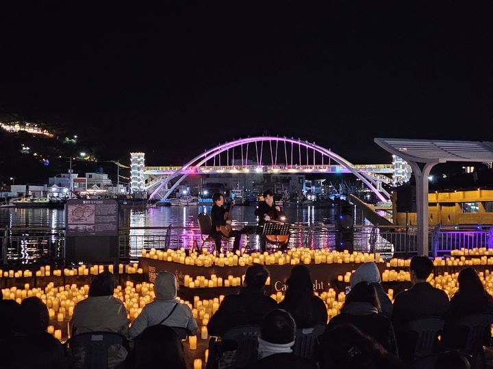 통영에서 열리는 환상적인 캔들라이트 콘서트!