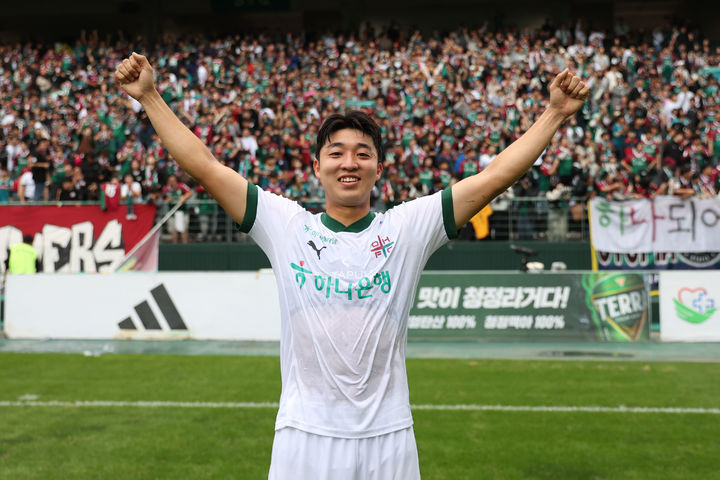 [서울=뉴시스] 프로축구 K리그1 대전하나시티즌의 김준범. (사진=한국프로축구연맹 제공) *재판매 및 DB 금지