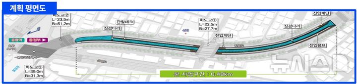 [서울=뉴시스]서울 은평구가 복원되는 녹번천에 '독도 조형물' 설치를 추진한다. 하천 내 독도 조형물이 설치되는 것은 전국에서 처음이다. (사진=은평구 제공). 2024.10.24. photo@newsis.com 