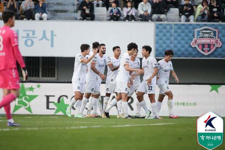 [서울=뉴시스]K리그2 서울, 수원FC 제압. (사진=프로축구연맹 제공)