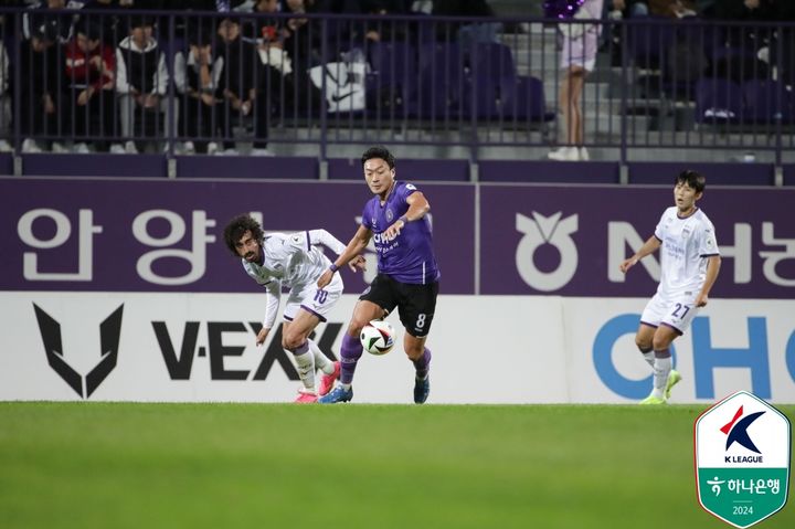 [서울=뉴시스]K리그2 안양 김정현. (사진=프로축구연맹 제공)