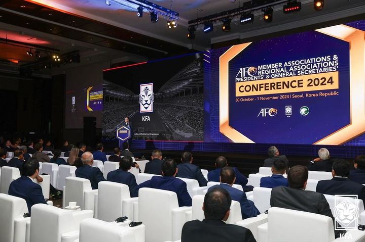 [서울=뉴시스] 아시아축구연맹(AFC) 콘퍼런스 현장 전경. (사진=대한축구협회 제공) *재판매 및 DB 금지