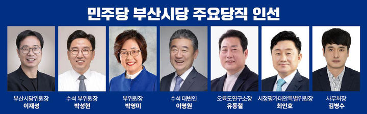 [부산=뉴시스] 더불어민주당 부산시당 주요 당직자 프로필. (사진=더불어민주당 부산시당 제공) 2024.11.06. photo@newsis.com *재판매 및 DB 금지