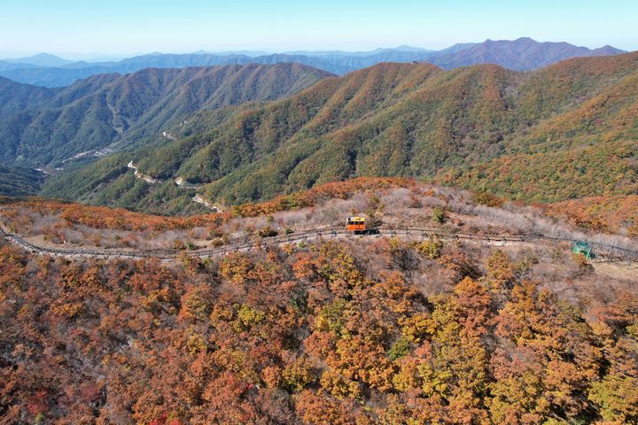 [함양=뉴시스] 함양대봉산. (사진=뉴시스 DB). photo@newsis.com *재판매 및 DB 금지