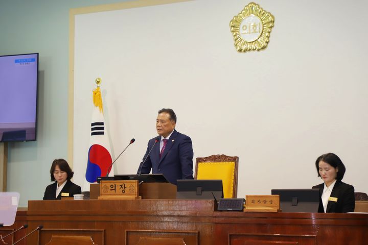 [함안=뉴시스]제307회 함안군의회 제2차 정례회 개회.(사진=함안군 제공) 2024.11.21.photo@newsis.com *재판매 및 DB 금지