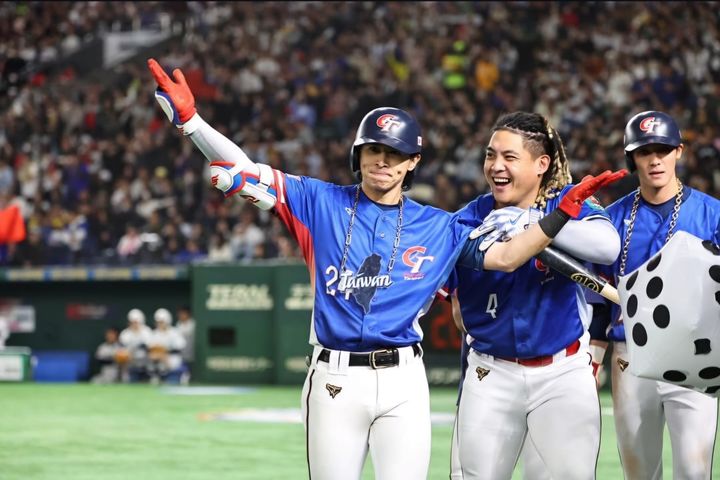 3점 홈런을 기록한 대만 천제시엔. (사진=대만프로야구 CPBL 공식 SNS 캡처) *재판매 및 DB 금지