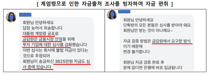 '비상계엄' 악용한 사기도 등장…금감원