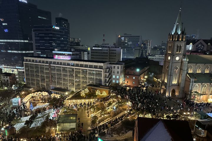 '2024 명동, 겨울을 밝히다'…천주교서울대교구 성탄 행사