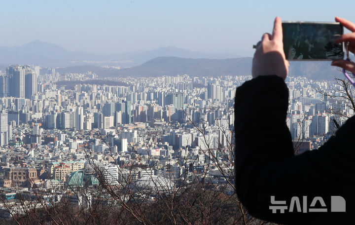 서울시내 아파트 단지 모습. 뉴시스 자료사진.