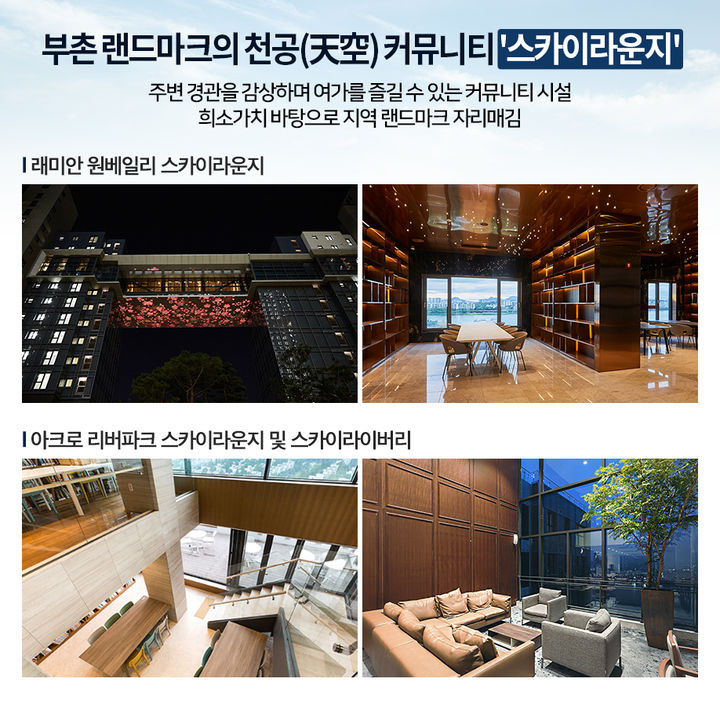 스카이라운지, 고급 아파트의 새로운 매력!