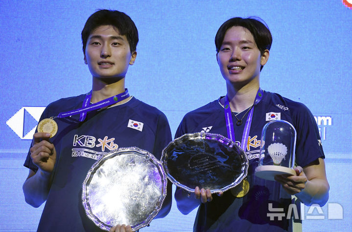 배드민턴 남자복식 서승재·김원호도 전영오픈 우승…시즌 3승