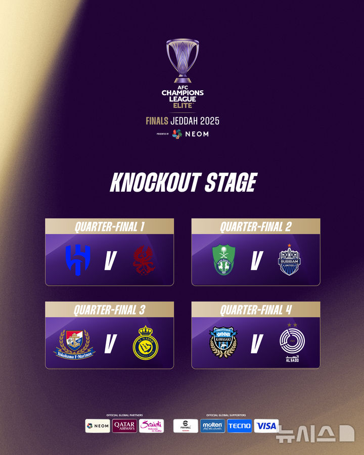 프로축구 광주, ACLE 8강서 '사우디 강호' 알힐랄 만난다