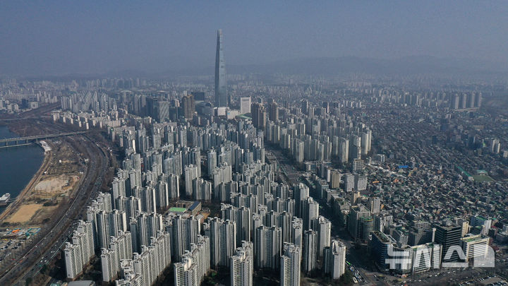 서울 송파구 아파트 단지. 뉴시스 자료사진.