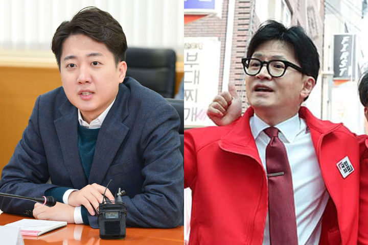 이준석 개혁신당 대선 후보, 한동훈 전 국민의힘 대표 (사진=페이스북 캡처) 2025.05.20. photo@newsis.com *재판매 및 DB 금지