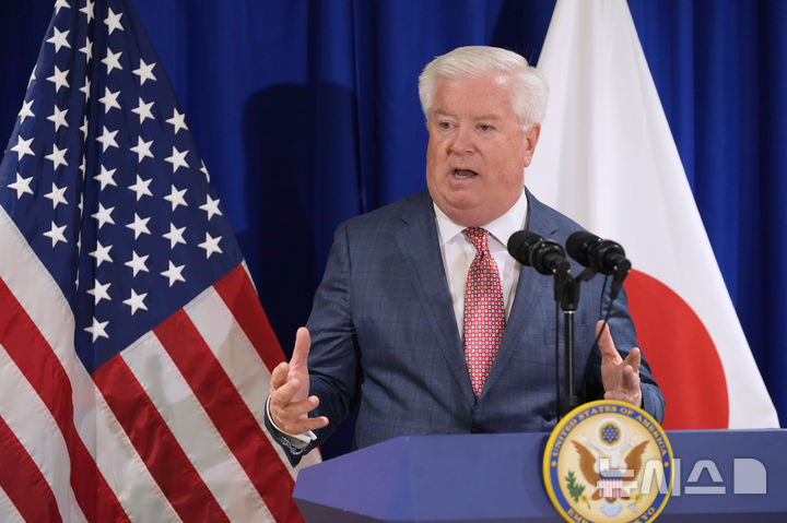 주일 美대사 "일본 대미투자 5500억불, 일부 희토류에 투자"