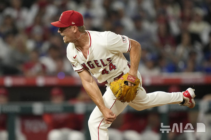 [애너하임=AP/뉴시스] 메이저리그(MLB) LA 에인절스의 벤 조이스. 2024.09.04
