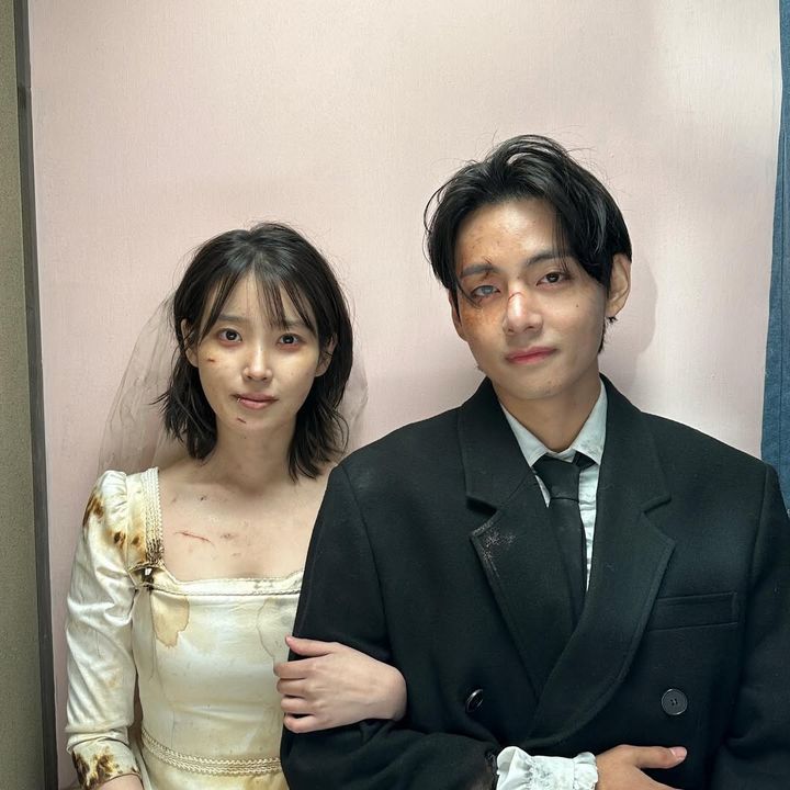 [서울=뉴시스] 아이유(왼쪽)·뷔 (사진=아이유 인스타그램 캡처) 2025.05.16. photo@newsis.com *재판매 및 DB 금지