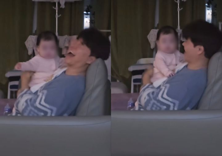 박수홍, 7개월 딸 육아 중 