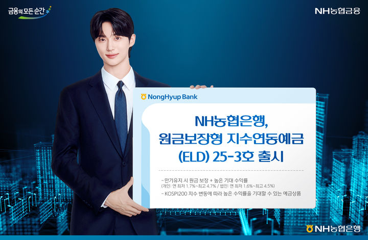 NH농협은행, 최고 4.7% 원금보장형 지수연동예금 출시