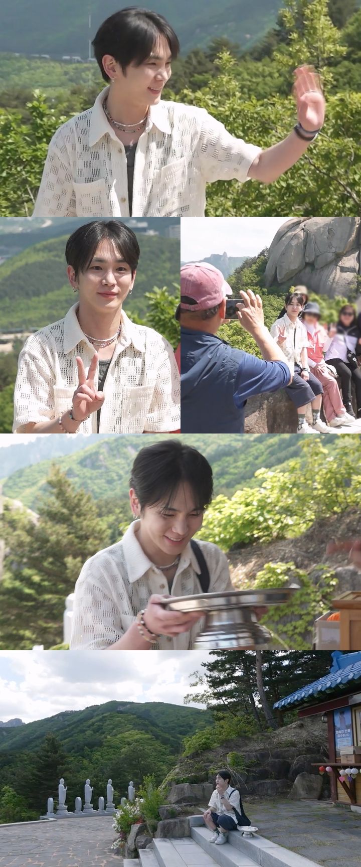 샤이니 키, 여행 중에도 프로 아이돌…즉석 포토타임
