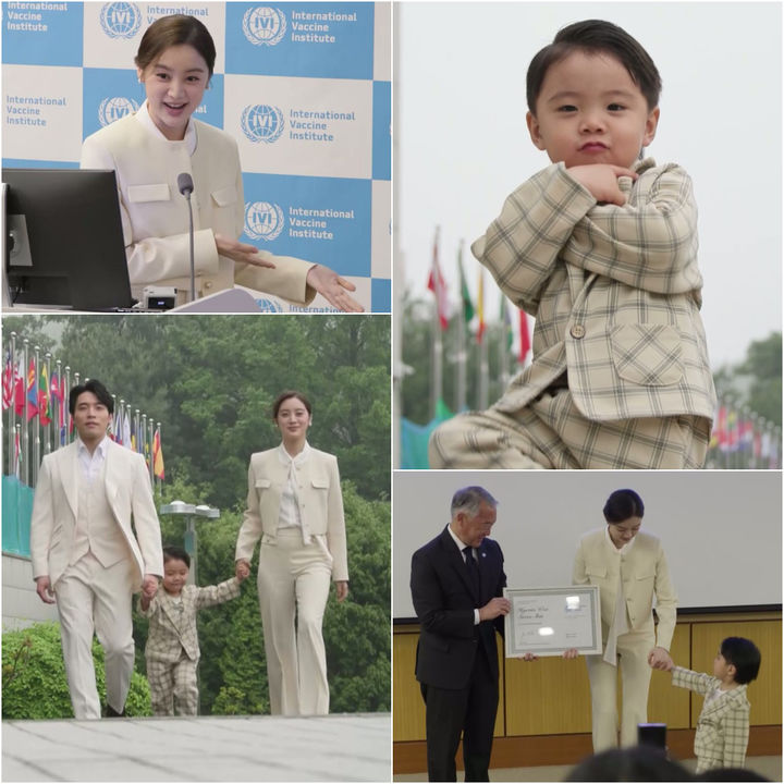 혜림 38개월 子, 국제백신연구소 '최연소 홍보대사' 위촉