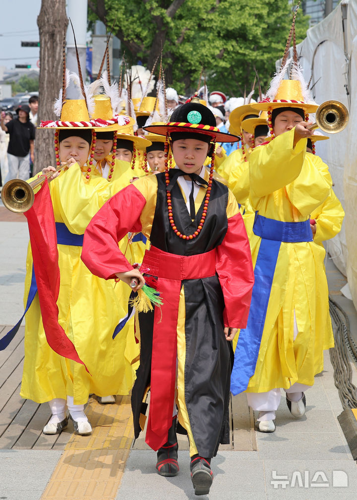 광화문에서 즐기는 국악의 멋, 서울국악축제 [뉴시스 Pic]