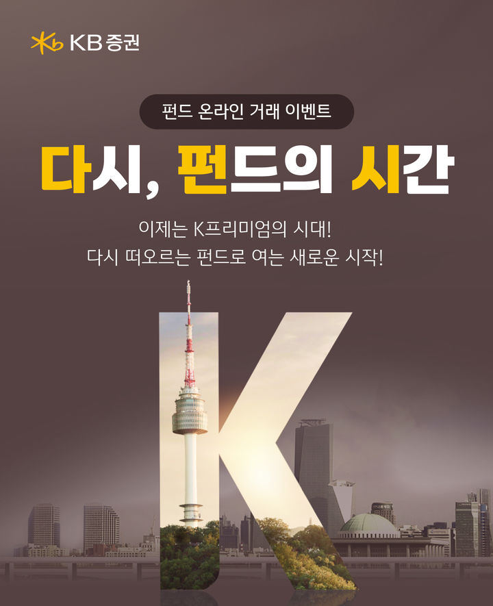 KB증권, '펀드 온라인 거래 이벤트' 신청자 1만명 돌파