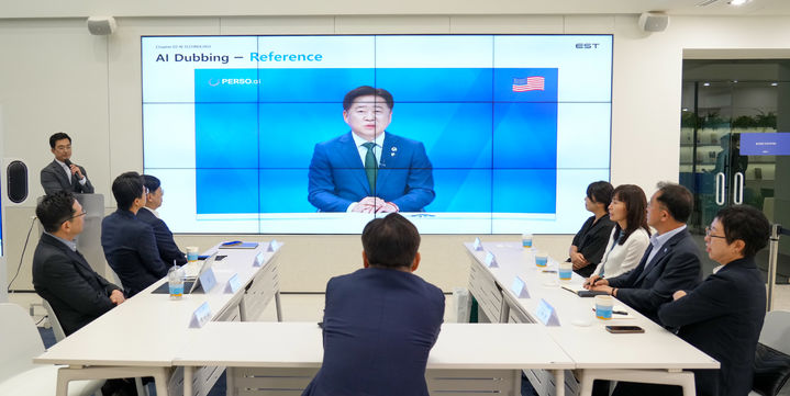 오영훈 제주지사, 이스트소프트 방문…AI 휴먼 기술 시연 및 협력 방안 모색! 제주 디지털 혁신 이끌까?