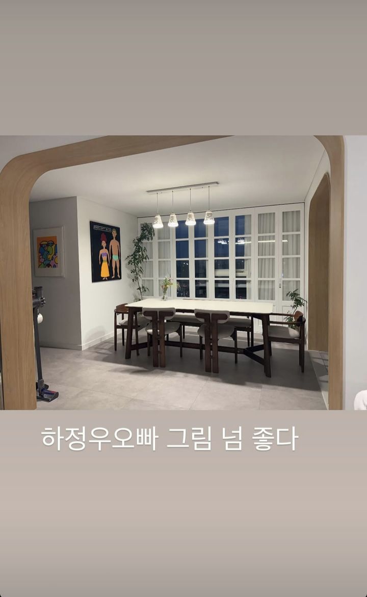 김준호♥김지민, 한강뷰 신혼집에 하정우 작품 걸었다