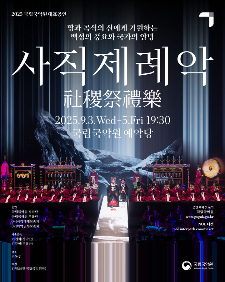 대한제국의 사직제례악, 국립국악원 무대 오른다