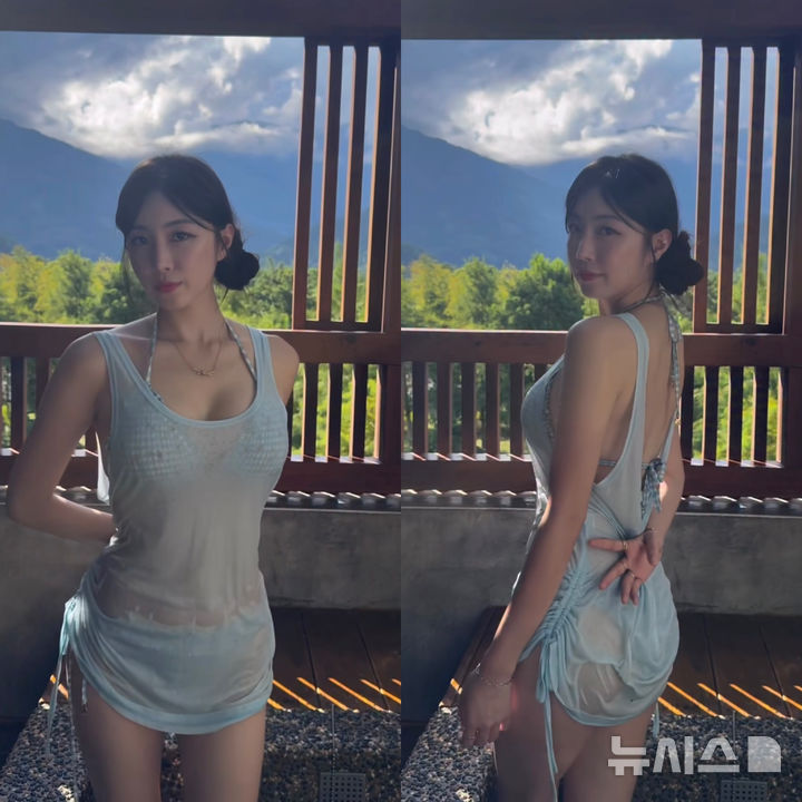 치어리더 안지현, 시선 사로잡는 뒤태…시스루 패션