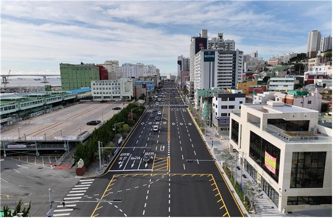 ​부산 서구 충무대로, 23년 만에 왕복 7차로로 확장 완료  – 출장용접