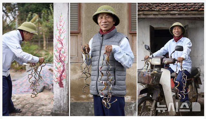 폰테크 달인 6m 손톱이 ‘주렁주렁’…34년간 손톱 기른 베트남 남성 