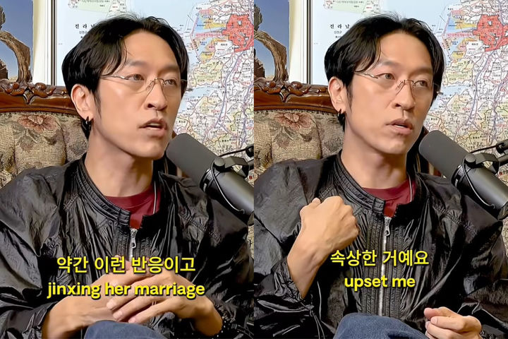 빽가, 신지 결혼 반대 여론에 