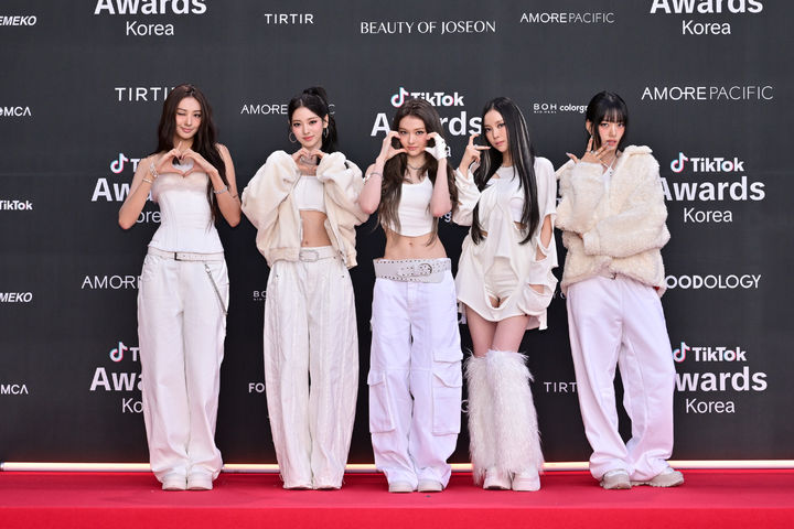 틱톡 어워즈 참석한 미야오