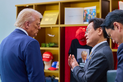 이 대통령 "우리 경제 어려워" 트럼프 "韓 좋은 기업 많은데 그럴리가"