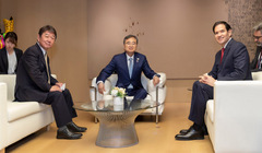 나토 계기 한미일 외교장관 7일 회담 예정…안보 협력 등 논의