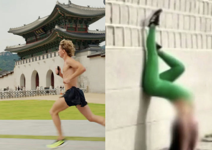 광화문 상탈 러닝·경복궁 대변 테러…
