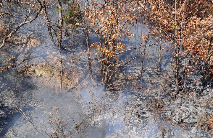 의성 구천면 산불…헬기 투입 20분만에 진화