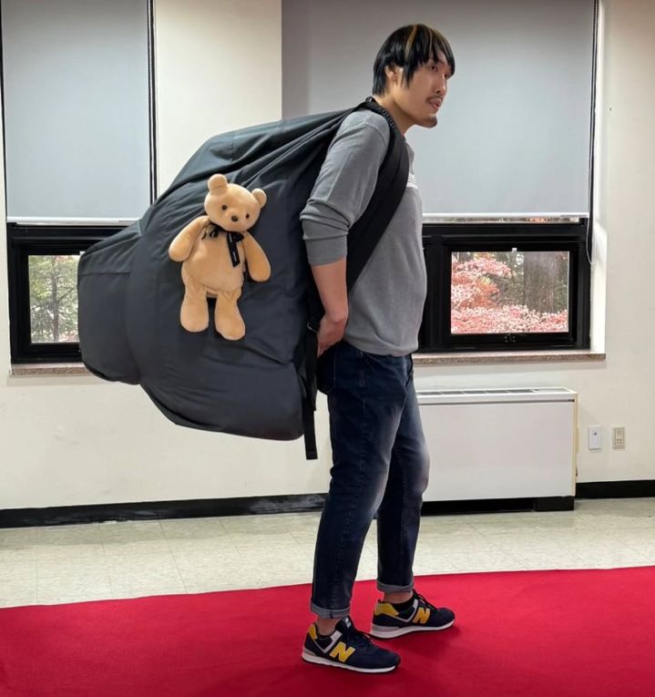 217㎝ 최홍만 공항패션 깜짝…
