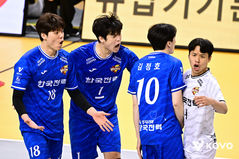 한전, KB손보에 역전승·4위 도약…GS, 현대건설 9연승 저지(종합)